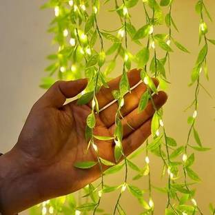 Refulgix 240 LEDs 3 m White Steady, Flickering Leaf Rice Lights