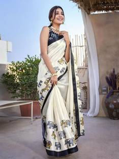 YASHIKA Printed Daily Wear Art Silk Saree