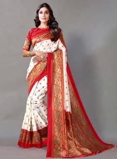 Kanooda Prints Printed Mysore Art Silk Saree