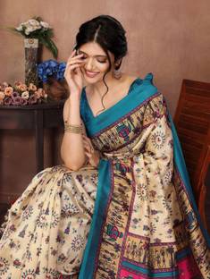 YASHIKA Printed Daily Wear Art Silk Saree