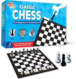 Little Berry Chess Set with Folding Board for Kids & Adults Educational