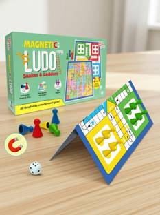 Little Berry Magnetic Ludo & Snakes Ladders Travel Game Set for Kids