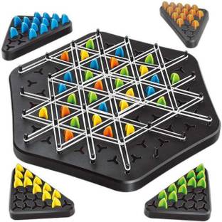 Bhvmey Triggle Rubber Band Game for Kids & Adults Educational Board Games