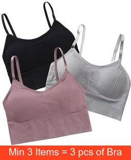 Mrs Queen Women Sports Lightly Padded Bra