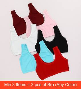 Nizvira Colour) Women Sports Non Padded Bra
