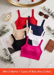 Mrs Queen Pack of-01 Women Sports Non Padded Bra