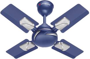Longway Creta P1 600 mm Remote Controlled 4 Blade Ceiling Fan