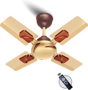 Longway Creta P1 600 mm Remote Controlled 4 Blade Ceiling Fan