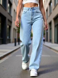 Star4well Regular Women Light Blue Jeans