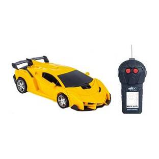 White Devil Remote Control with Lighting 2 function 3d light car For