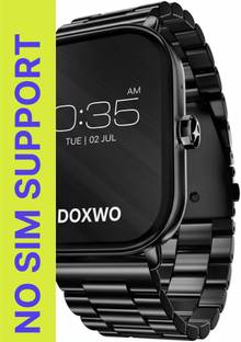 Doxwo H9 Metal Amoled Always-On Display, Waterproof,AI Voice Assistant Fitness Smartwatch