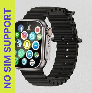 Netzi T800 Black Ultra Smart Watch B9333 Smartwatch
