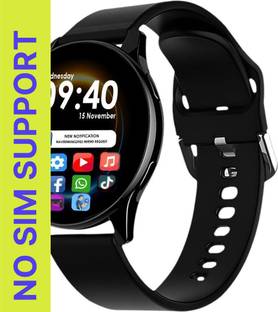 GameSir 2 Round Stay Connected with YouTube, Facebook, and Insta Notifications Smartwatch