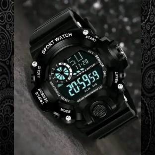 Rolss Black Sports Waterproof Watch, Most Selling Digital Sports Watches Smartwatch