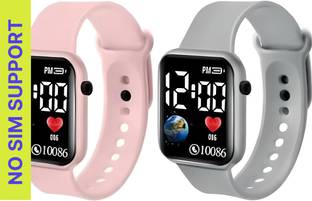 Timofy Durable Kids Watch with LED Display and Soft Strap - Not