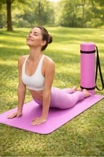 Bikauaa EVA Anti Skid Yoga MAT With Carry Strap 4mm Yoga mat