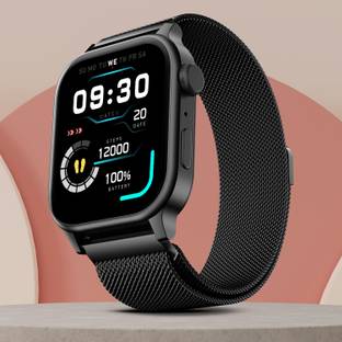 Fire-Boltt Rise Luxe 2026 BT Calling 47mm (1.85), Metal Body & Rotating Crown, 123 Sports Smartwatch