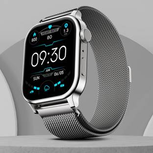 Fire-Boltt Rise Luxe 2026 BT Calling 47mm (1.85), Metal Body & Rotating Crown, 123 Sports Smartwatch