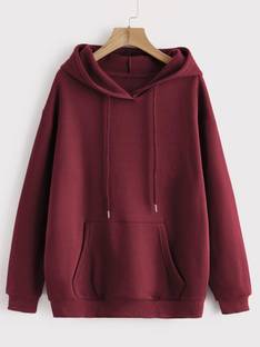 BEING WANTED Full Sleeve Solid Men Sweatshirt