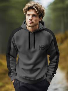 KELONBRO Full Sleeve Color Block Men Sweatshirt