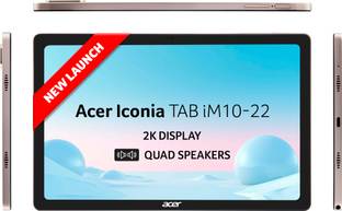 Acer Iconia Tab 6 GB RAM 128 GB ROM 10.36 inch with Wi-Fi+4G MediaTek Helio G99 Tablet (Gold)
