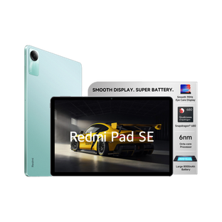 REDMI  Pad SE 6 GB RAM 128 GB ROM 11.0 inch with Wi-Fi Only Gaming Qualcomm Snapdragon 680 Tablet (Mint Green)