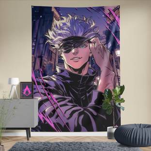 ComicSense Kaisen Anime Printed Anime Tapestry Curtain for Home Decor Bedroom Living