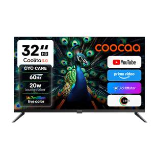 Coocaa S4U Pro 80 cm (32 inch) HD Ready LED Smart Coolita TV 2026 Edition with 20W Speakers Eye Care Narrow Bezel Design