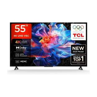 TCL 138 cm (55 inch) Ultra HD (4K) LED Smart Google TV
