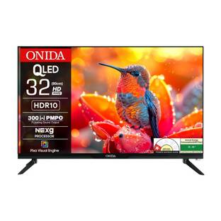 Onida 80 cm (32 inch) QLED HD Ready Smart Google TV with