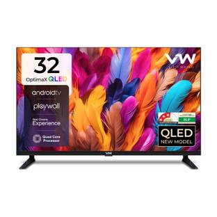 VW OptimaX Series 80 cm (32 inch) QLED HD Ready Smart Android