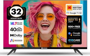 Kodak 80 cm (32 inch) QLED HD Ready Smart Google TV 2026