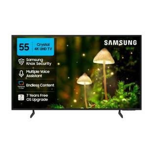 Samsung Crystal 4K Infinity Vision 138 cm (55 inch) Ultra HD (4K) LED Smart Tizen TV with 4K Upscaling | HDR 10+ | Voice