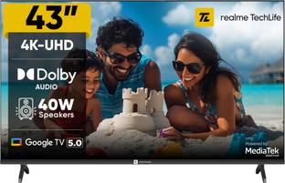 Croma 109 cm (43 inch) 2 Star QLED 4K Ultra HD Smart