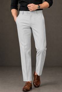 WEAROBICS Regular Fit Men Grey Trousers