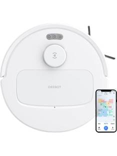 ECOVACS N30 Robotic Floor Cleaner with 2 in 1 Mopping and Vacuum 10000 Pa Suction, 5200mAh Battery, Covers 3500+ Sq ft i