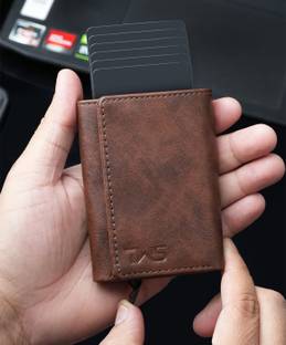 thewalletstore Men Casual Brown Artificial Leather Wallet