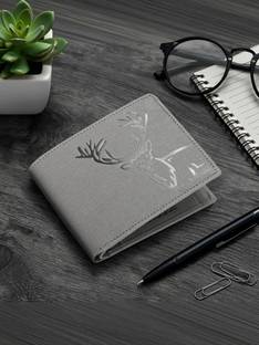 PROVOGUE Men Casual, Ethnic, Formal, Travel, Trendy Grey Artificial Leather Wallet