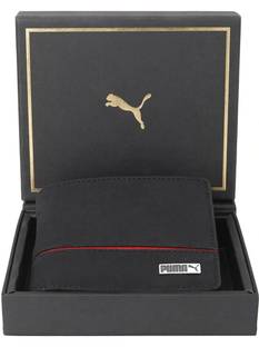 PUMA Men & Women Casual Black Artificial Leather Wallet