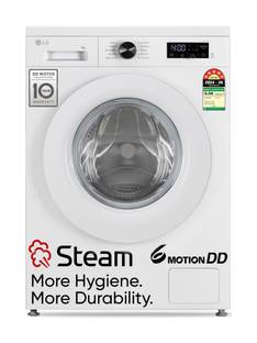 LG 7 kg 5 Star, Allergen free with Steam, Inverter Direct Drive - Less vibration, less noise, 6 Motion Direct Drive, Tou