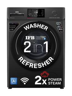 IFB 8 kg with 9 Swirl Wash, 2x Power Steam, 30 Min Steam Refresh Program, Eco Inverter Motor, WiFi Enabled, DeepClean Po