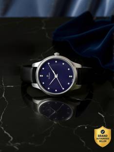 Titan NP2481SL08 Titan Workwear Minimalist Blue Dial Black LeatherStrap Analog Watch  - For Women