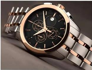 Lucifer Date Function Working Watch for Man Stainless Steel Chain With Push
