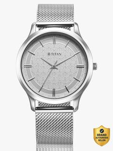 Titan Titan Karishma Radiance-2.0 Titan Karishma White Dial Silver Stainless Steel Strap Analog Watch  - For Men