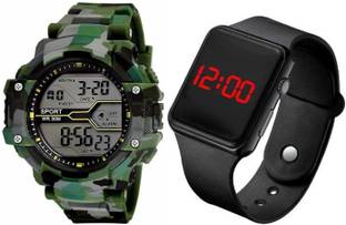 Kelvin Pro Fashion Combo Digital Watch Stylish Wrist Watch for Boys &