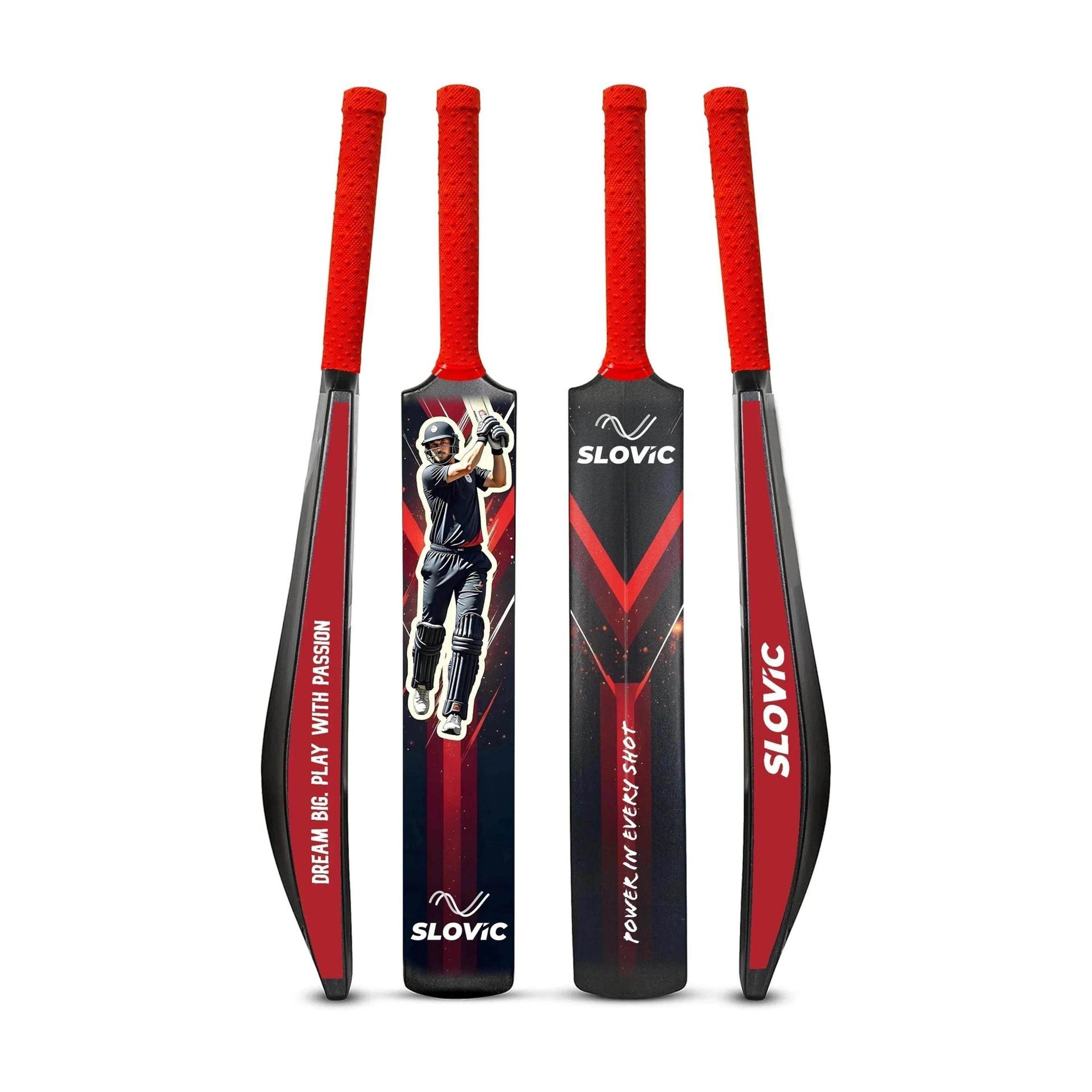 SLOVIC Lightweight Plastic Tennis Cricket Bat for Kids| Indoor & Outdoor| PVC/Plastic Cricket Bat For 12 - 14 Yrs - 21% off at DetectaDeal