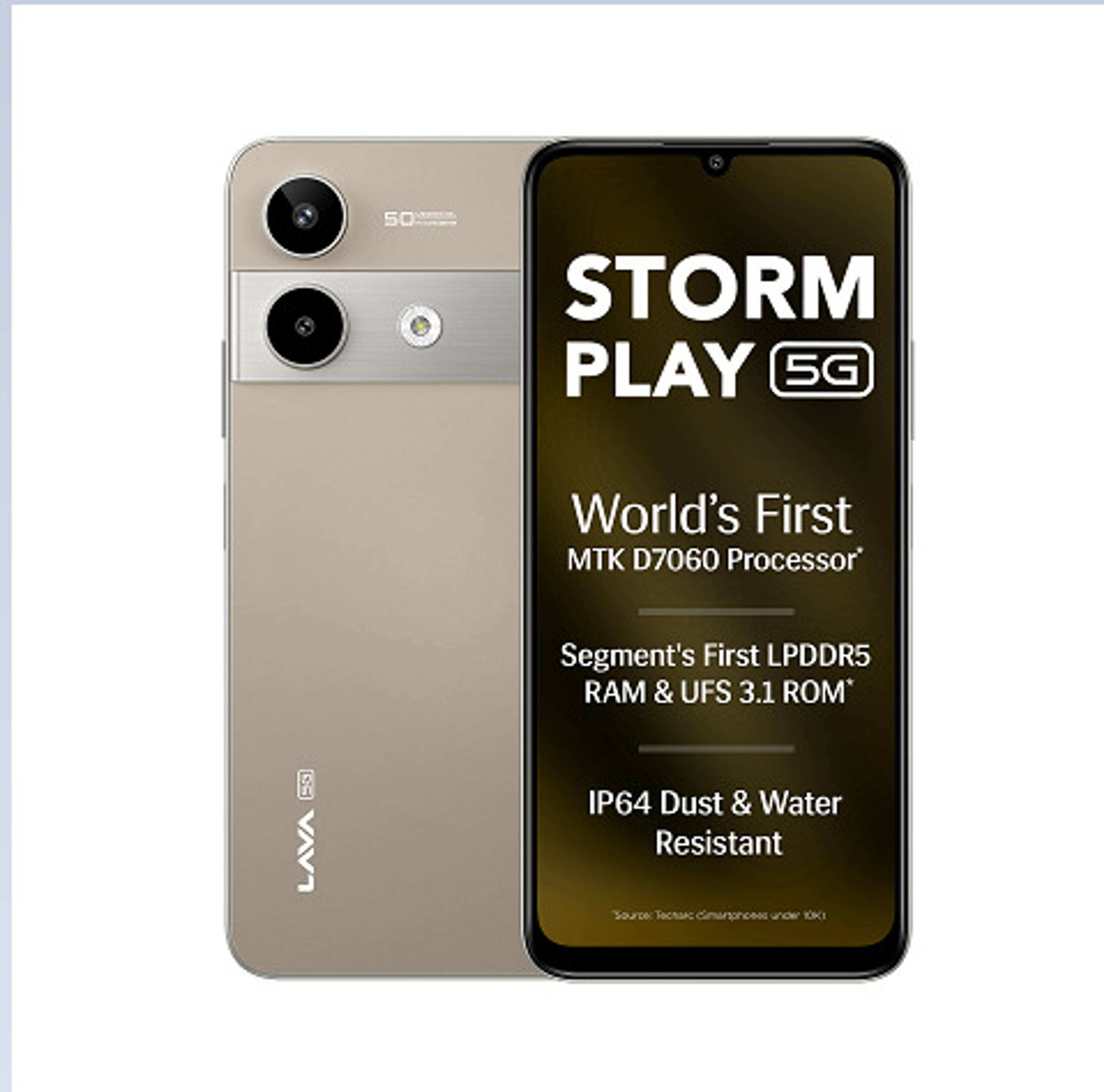 Lava Storm Play 5G, front