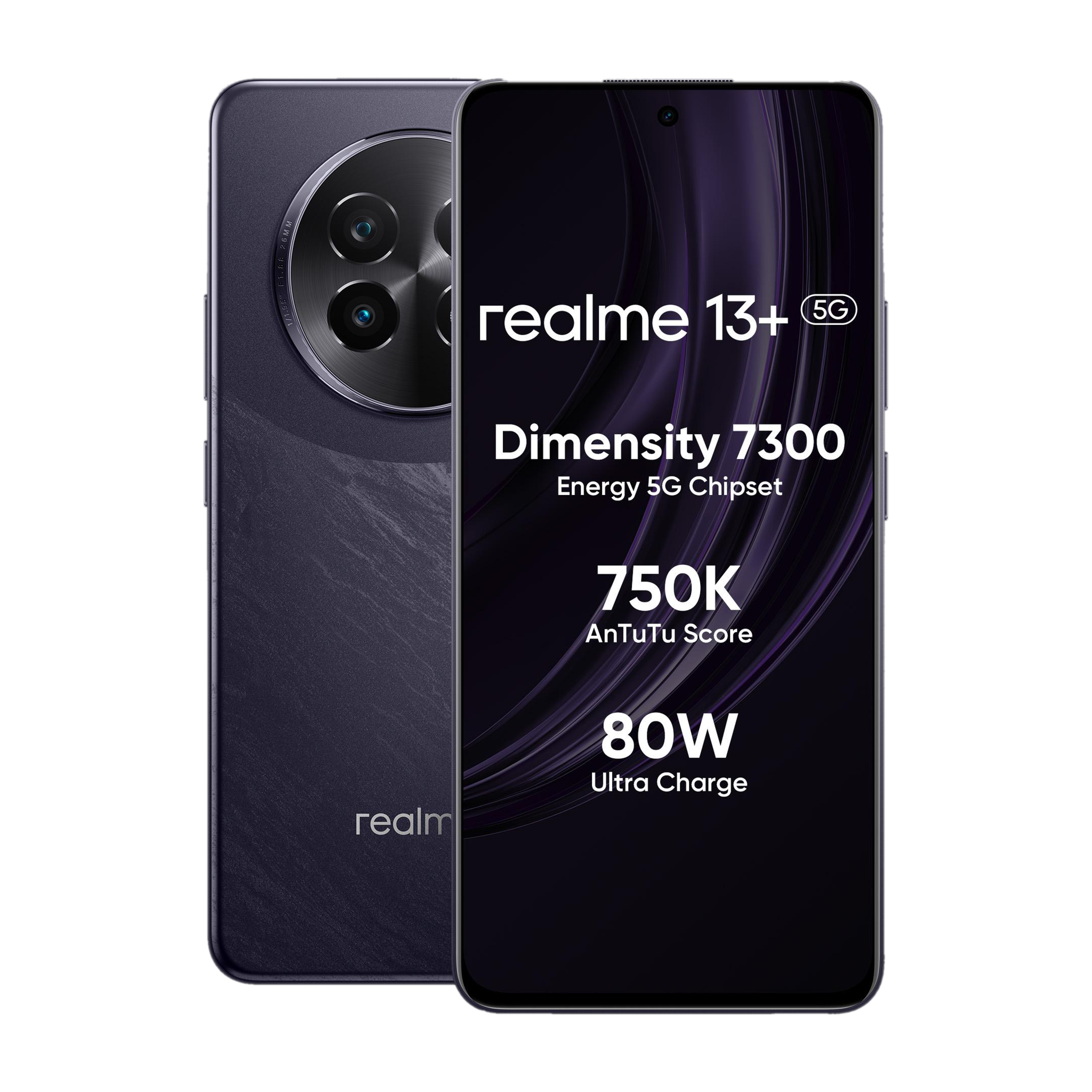 realme 13+ 5G, front
