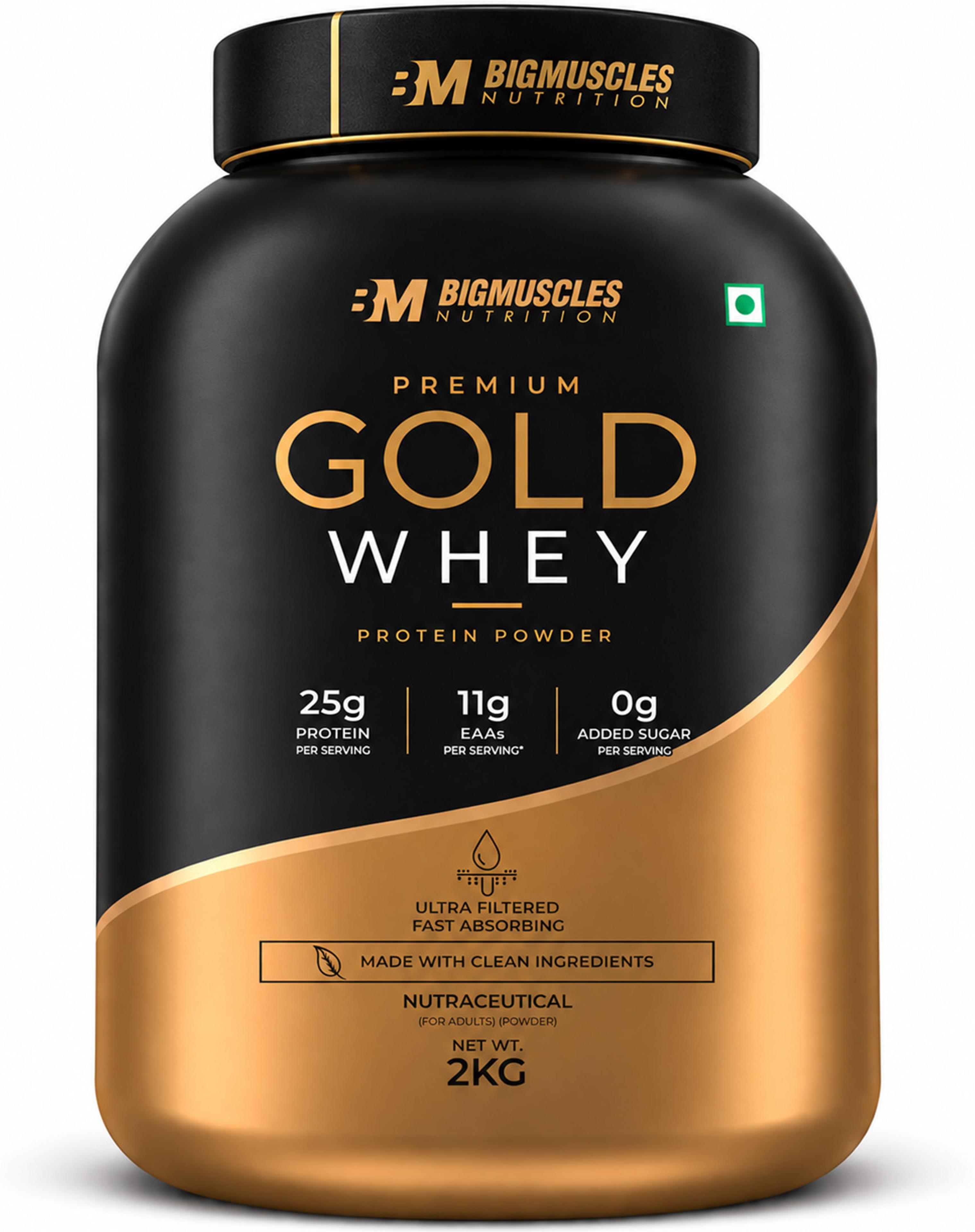 BIGMUSCLES NUTRITION Premium Gold Whey Protein - 51% off at DetectaDeal