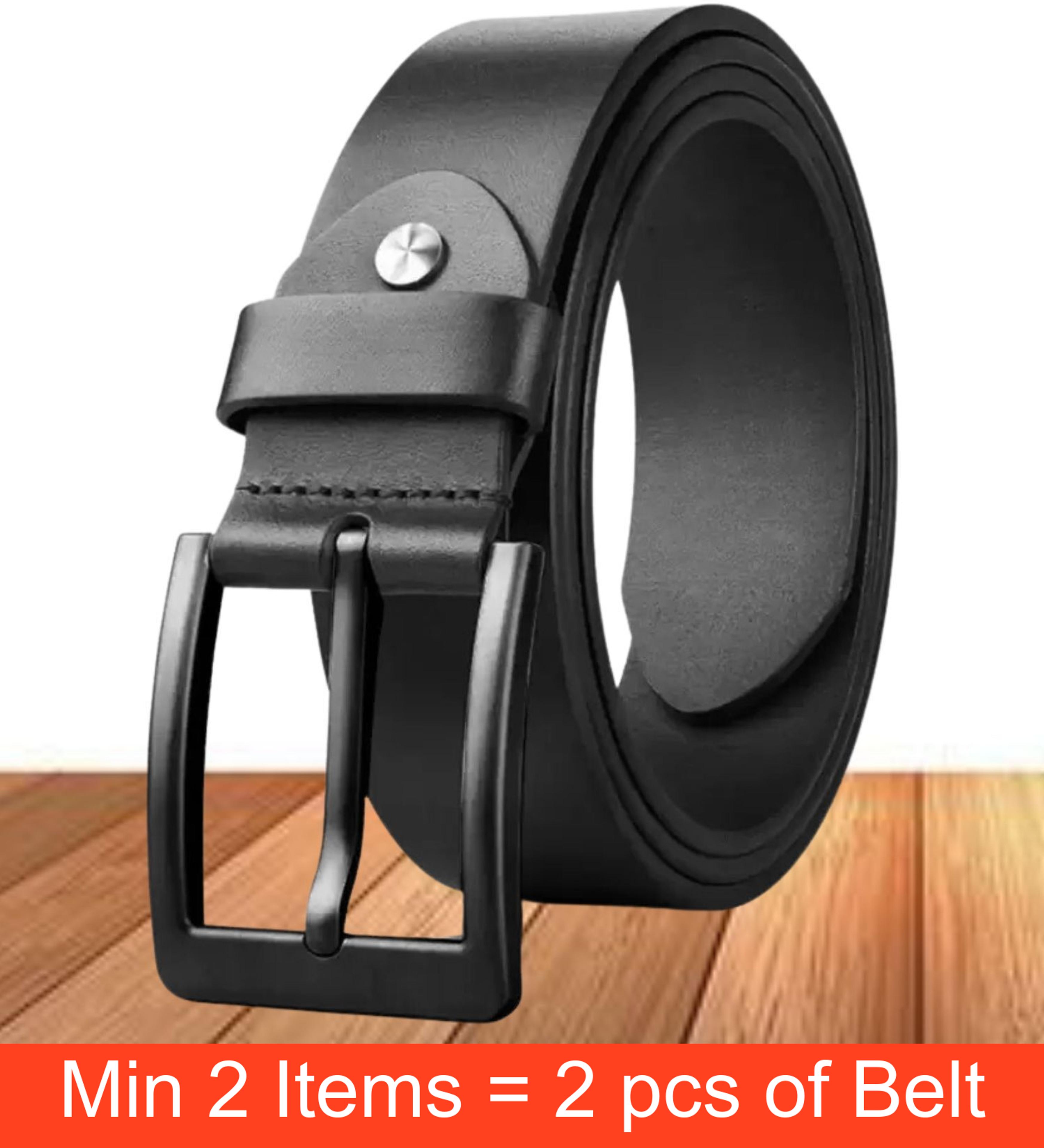 JDL Boys Black Artificial Leather Belt - 77% off at DetectaDeal